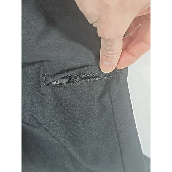 Birdie Bound Shorts Mens 36 Black Golf Performance Cargo Zip Stretch Grip - Picture 5 of 10